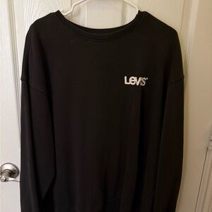 Levi's Black Crewneck Sweater Soft Cotton Blend